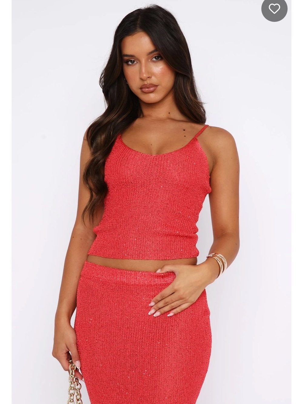 White Fox Boutique Red Set